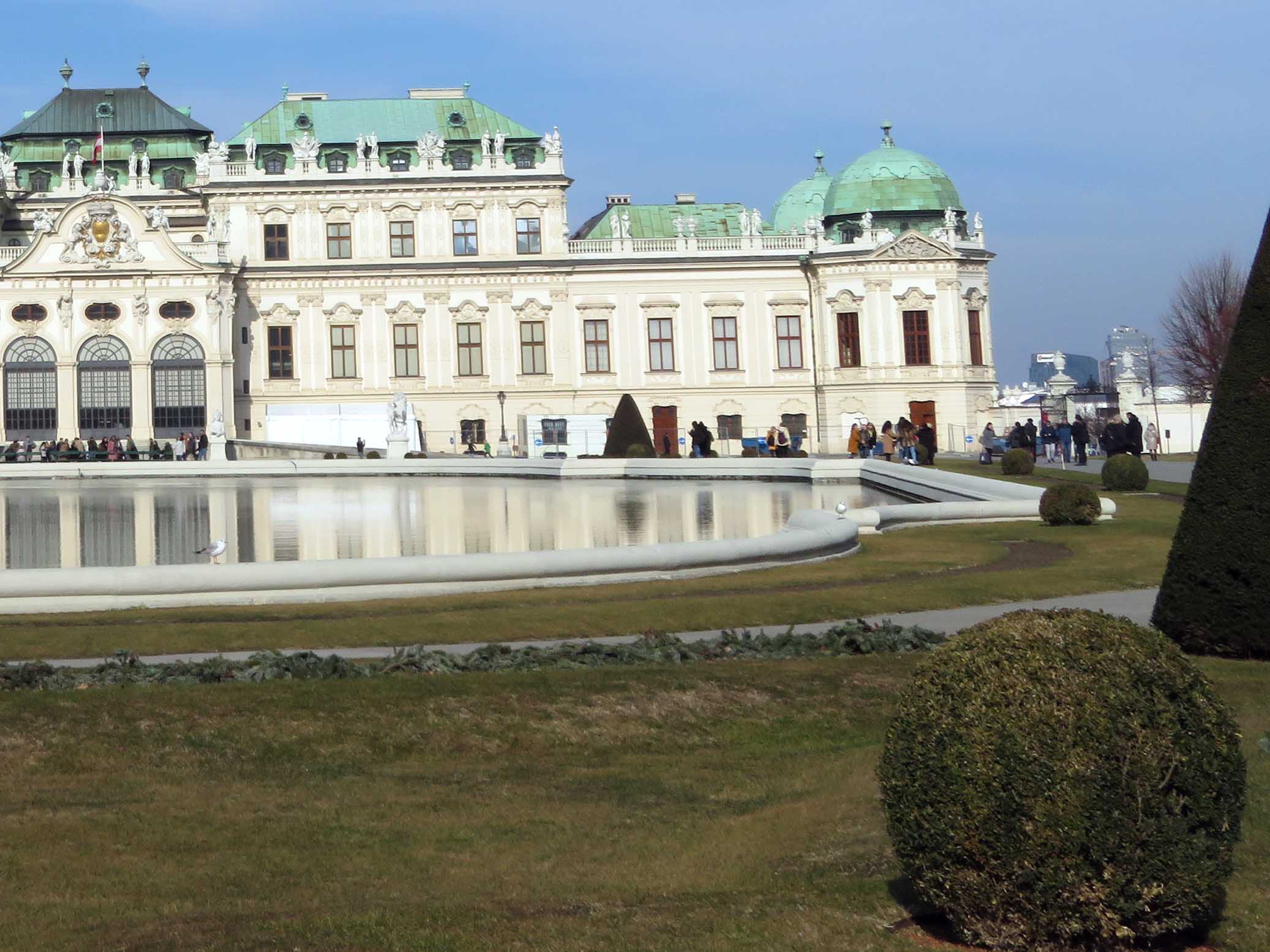 Außenansicht Oberes Belvedere Wien